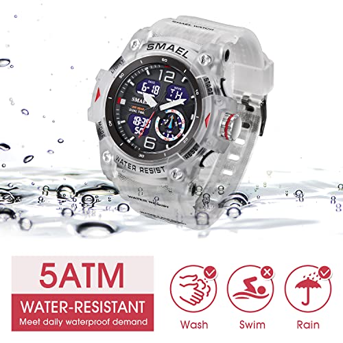 Lavaredo Mens Digital Watch, Sport Watches For Men Outdoor Military Digital Analog Stopwatch Waterproof Multifunctional Wrist Watch #TOP5
