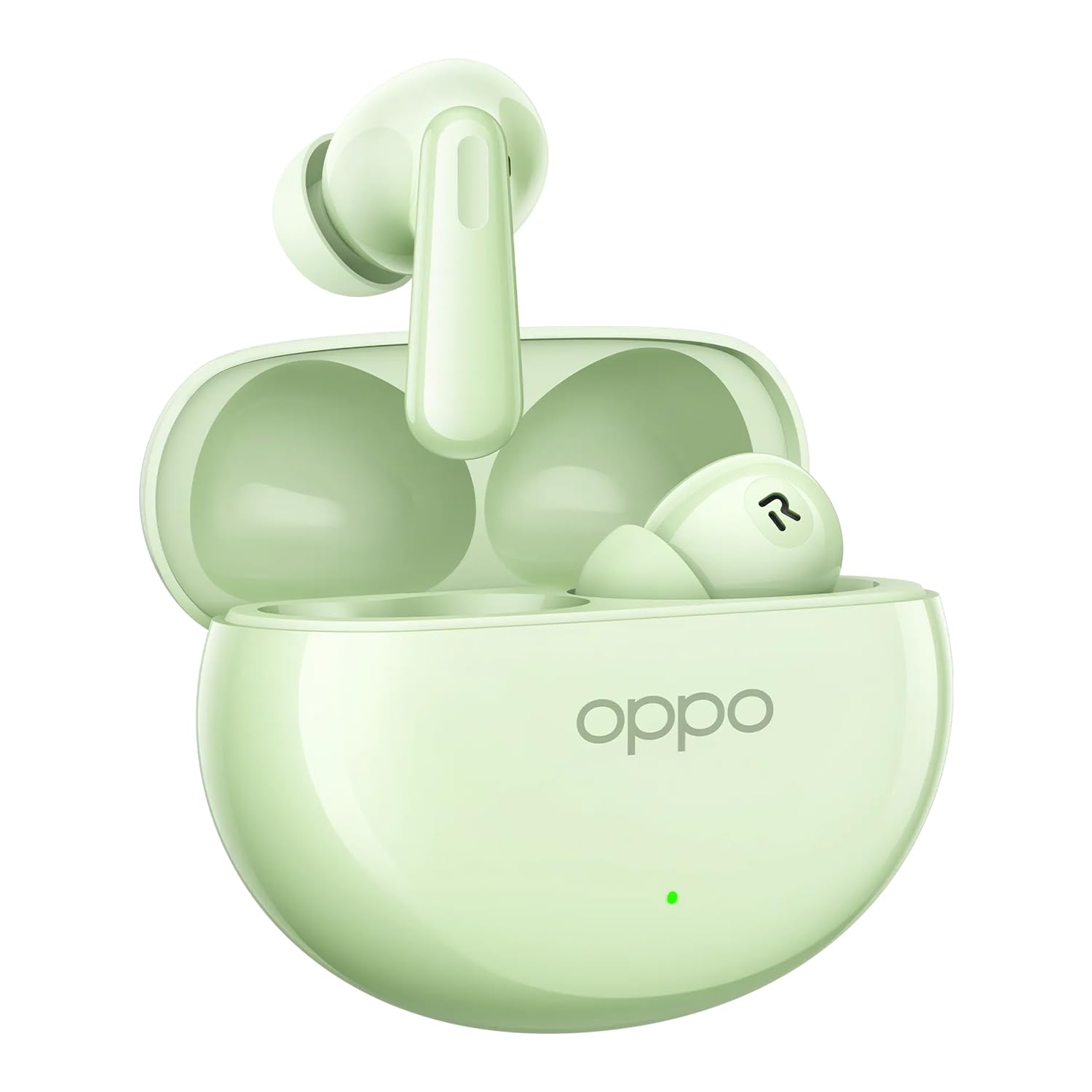 OPPO Enco Air4 Écouteurs sans Fil véritables, Casque stéréo Intra-Auriculaires Bluetooth 5.4, 44h d'écoute, Réduction de Bruit Active de 32dB, Double Micro, Basses Profondes, IP55, Fresh Mint