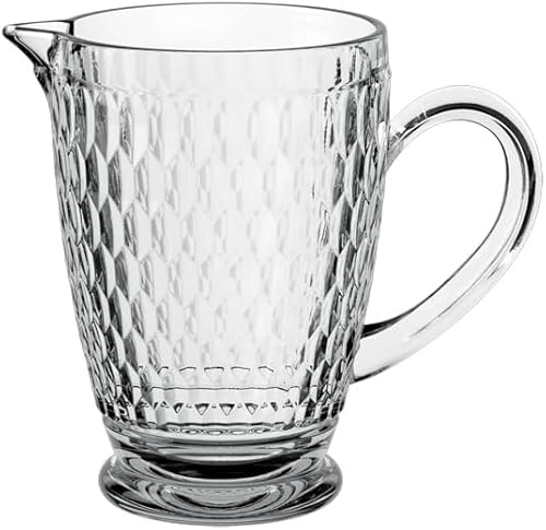 Villeroy & Boch - Jarra Boston, exquisita jarra de forma hermosa para servir deliciosas bebidas en cualquier fiesta, cristal, transparente