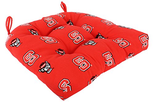 Image of College Covers Everything Comfy NC State Wolfpack Indoor Outdoor Seat Cushion Patio D Cushion