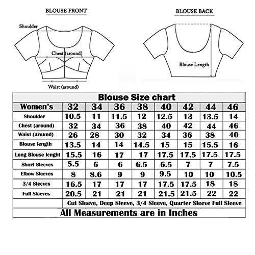 Image of Biyu Being With You Women's Art Silk Saree Blouse
