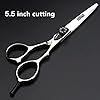 Set tagliacapelli professionale da 5/5.5/6 pollici con lame affilate, facile da tagliare, adatto per parrucchieri e saloni di capelli. (5,5 pollici -2pc)