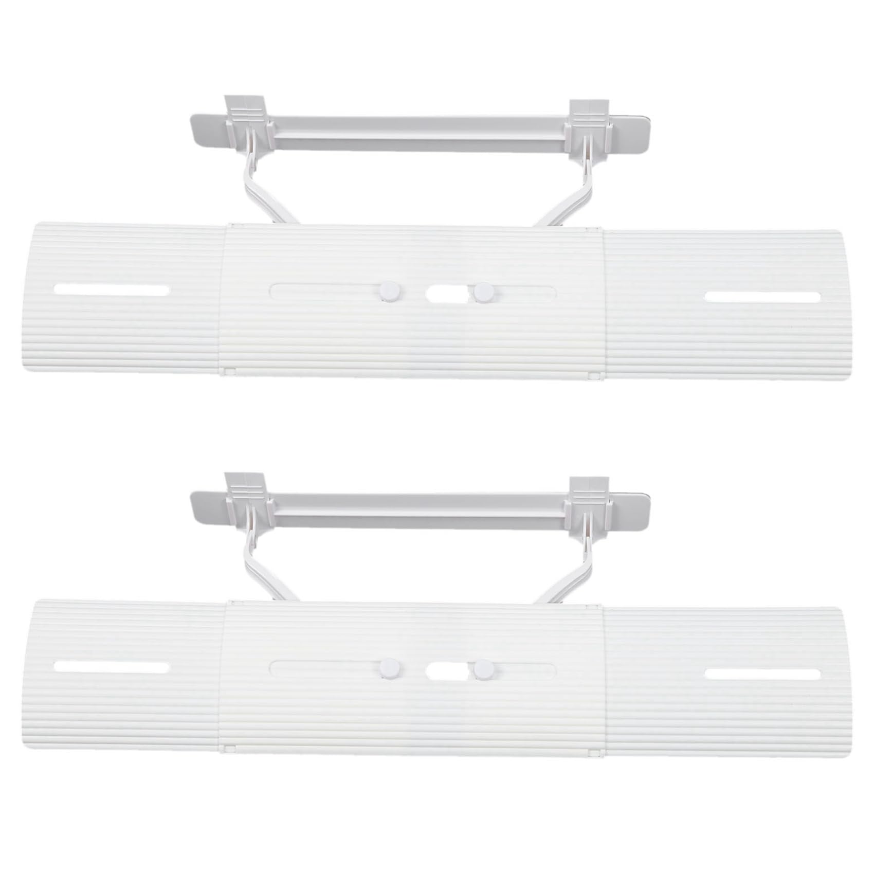 Hndhbfgrt 2X Adjustable Air Conditioner Cover Windshield Air Conditioning Baffle Shield Wind Guide