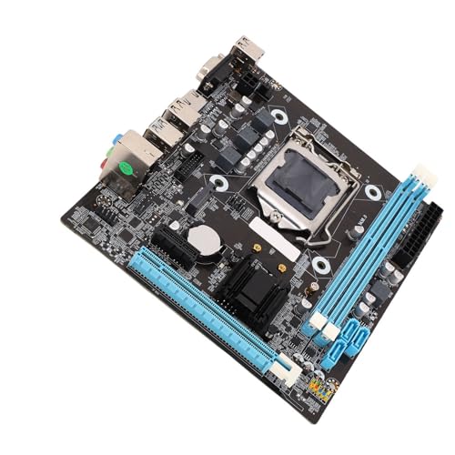 ASHATA H81 Motherboard MATX, for LGA 1150, Supports Core I3 i5 i7, for E3 V3,for G Processors, Channel DDR3 (1600MHz), 1 X PCIe X16, NVMe NGFF SATA 6Gbs