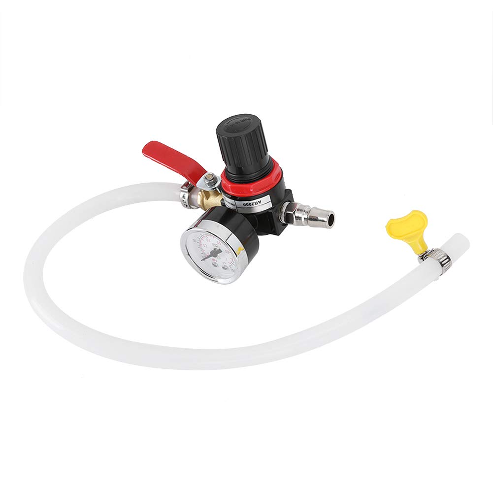 TANIQIACA Universal Car Water Tank Leak Detector, Cooling Radiator Pressure Tester Tool Gauge, Iron and Rubber Construction for Accurate Testing