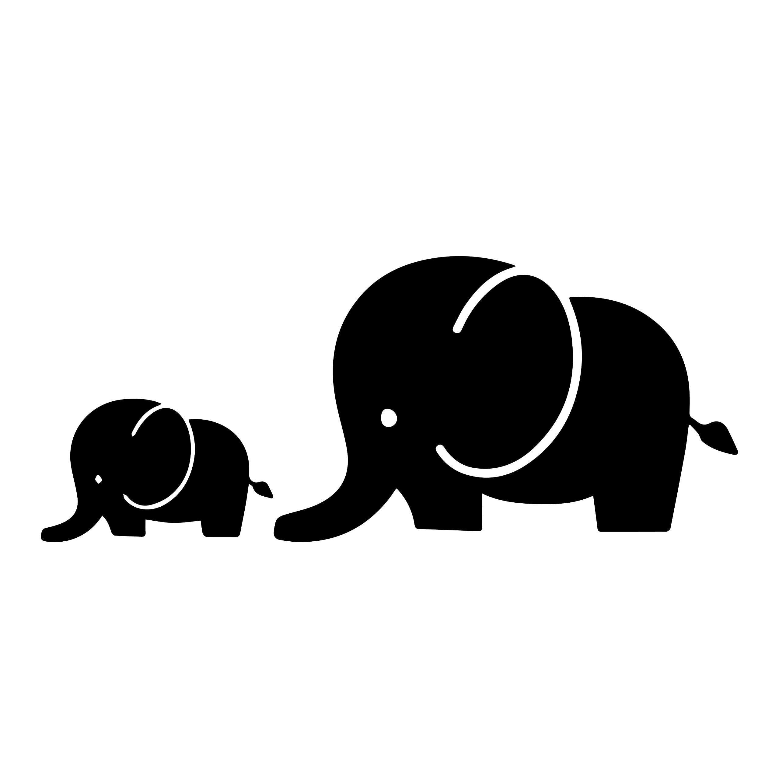 SIGN EVER Cut Elephants Walk Stickers for Laptop Trackpad 15.6 14 13 Inches and All Models Laptop Stickers L x H 8 cm x 3.50 cm Pack of 2 (B084RKP49R) Amazon Price History, Amazon Price Tracker
