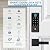 BEBASIA Smart Fingerprint Door Lock with Handle Set, Full App Control, Electronic Digital Touchscreen Keypad, Deadbolt Smart Locks for Front Door, Auto Lock, Black