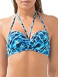Smart & Sexy Damen Swim Neckholder Topswim Secret l Bikini, Pool-Print, 85E