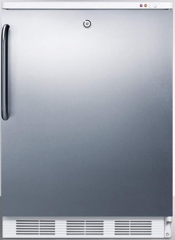 Summit VT65MLSSTB Upright Freezer, Stainless Steel — 1 of 4
