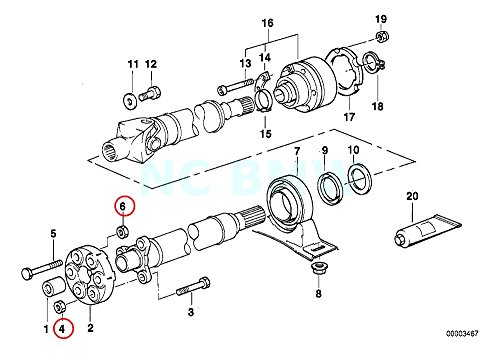 BMW Genuine Collar Nut