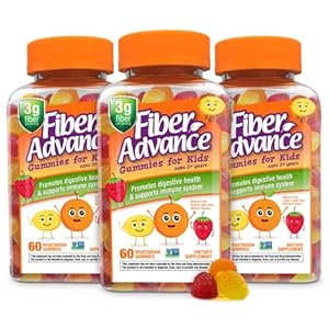Fiber Advance Gummies | 100% Plant Based Fiber Supplement for Digestive Health | Chicory Root Inulin Prebiotic Fiber…