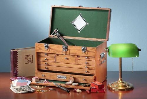 Gerstner International GI-530 Red Oak Tool Chest Nickel Plated Hardware FULLY WARRANTED
