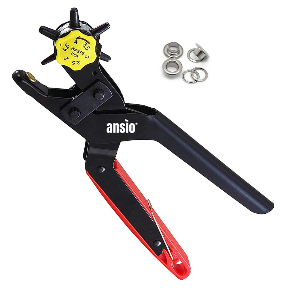Punch Case Tool Punch Punch Leather Punch Silent 4mm for Strap/Saddle/Watch Band/Shoe/Fabric/Perforation