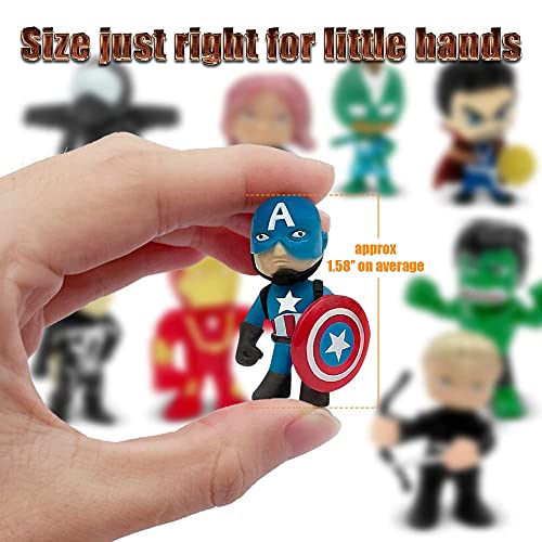 Super Hero Toys,20 Pcs Action Figures For Boys,Superhero Party Supplies,Mini Toy Set, Suitable For Easter,Birthday Cake Ornaments,Cupcake Toppers,Christmas #TOP1