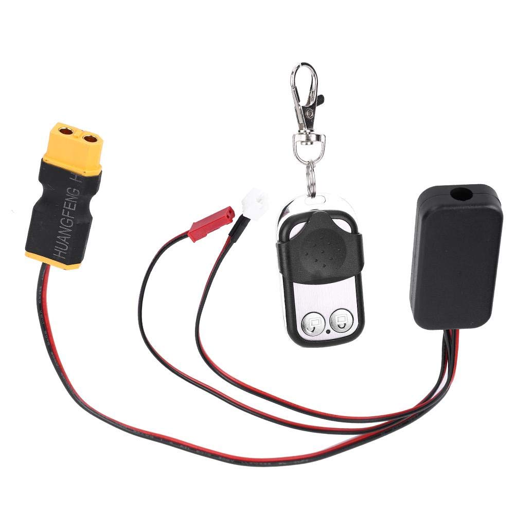 VGEBY RC Winch Controller, 1/10 RC Crawler Winch Controller, Ricevitore Telecomando Senza Fili, per D90 SCX10 90046, Senza Fili, for RC Truck, Jeep, SUV, RC Players, Hobbyists, Model Car Enthusiasts