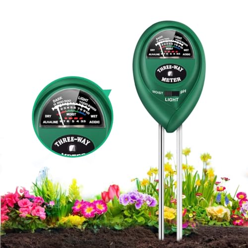 Soil Moisture/PH/Light Meter Plant Soil Test Kit Indoor Outdoor Use