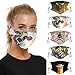 Produktbild Lulupi Multifunktionstuch Mundschutz Lustig Animal Print Maske Waschbar Wiederverwendbar Stoffmaske Baumwolle Mund-Nasen Bedeckung Atmungsaktiv Tiermotiv Halstuch Schals für Herren Damen