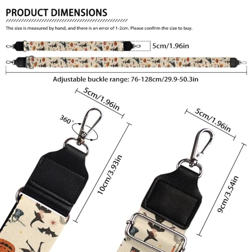 Image of Jeiento Wide Purse Strap Wide Shoulder Strap Adjustable Replacement Belt Soft Guitar Shoulder Straps for Women Girls Gifts