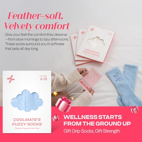 Image of CoolMate Cozy Soft Cloud Socks, Fuzzy Socks for Women