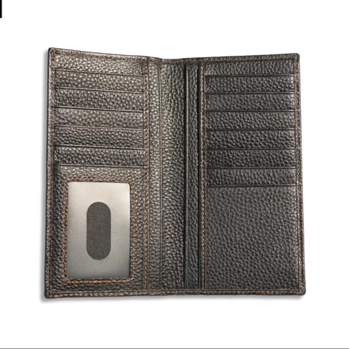 Knox Nexon Stacked Wallet, Genuine Leather Bifold Style Wallet with ID Windows, Credit Card Slots, Cash Compartments2