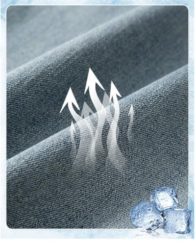 Men's Breathable Soft Casual Jeans Summer Ultra Thin Straight Loose Fit Business Fashion Denim Trousers4