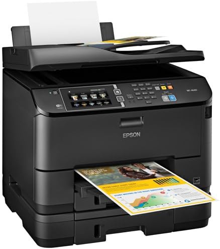 Epson WorkForce Pro WF-4640 Wireless Color All-in-One Inkjet Printer with Scanner and Copier, Amazon Dash Replenishment Ready