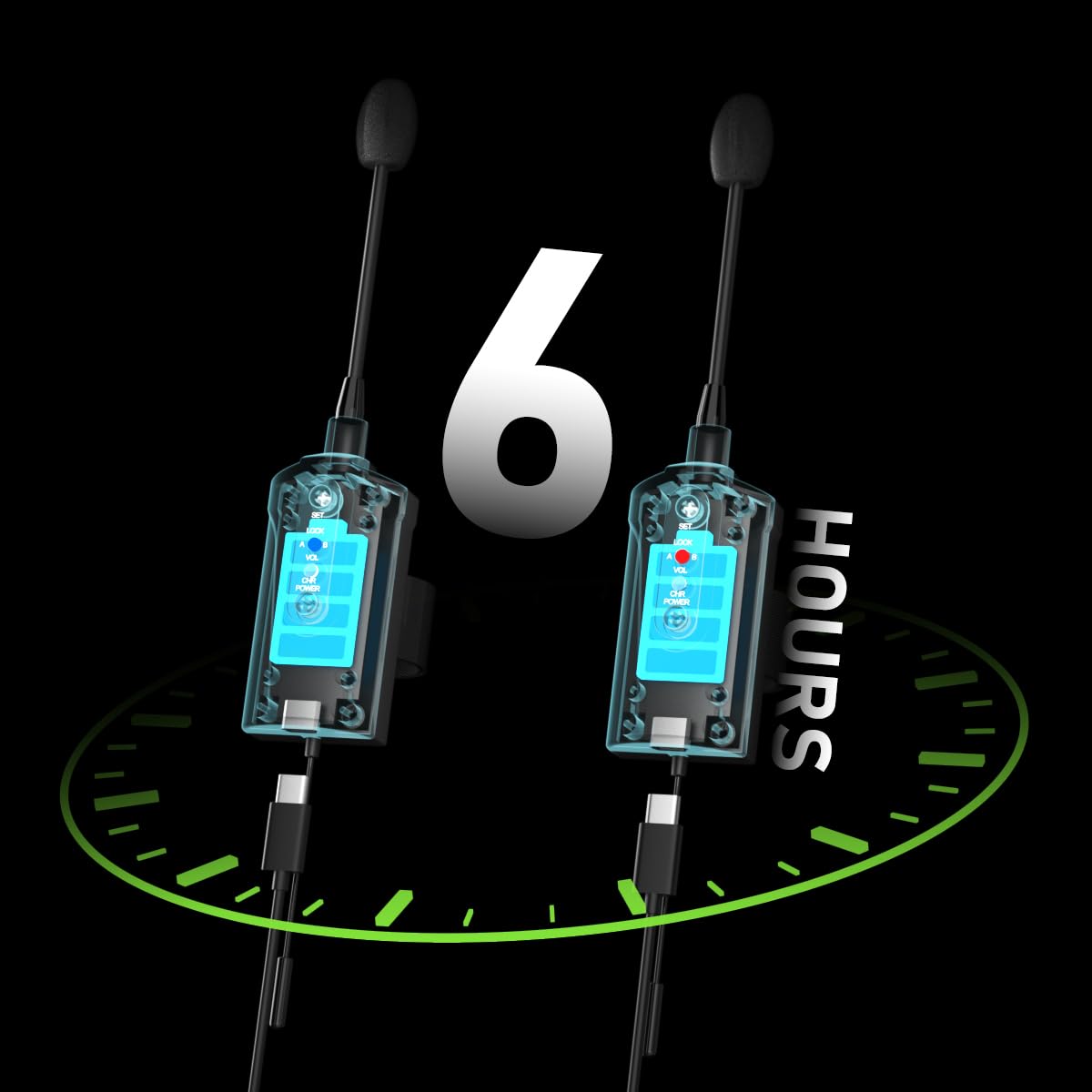JYX Draadloze UHF-microfoon, 30 m karaoke-microfoon, draadloos met