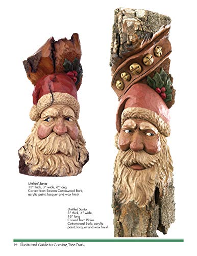 Illustrated Guide to Carving Tree Bark: Releasing Whimsical Houses & Woodspirits from Found Wood (Fox Chapel Publishing) Step-by-Step Instructions, Advice for Painting, Finishing, Cross-Grain, & More - Image 7