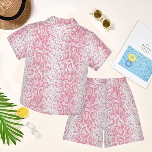 Image of visesunny Boy Floral Short Sleeve Button Down Shirt & Casual Shorts Set Summer Outfits 3-10 Years Clothes