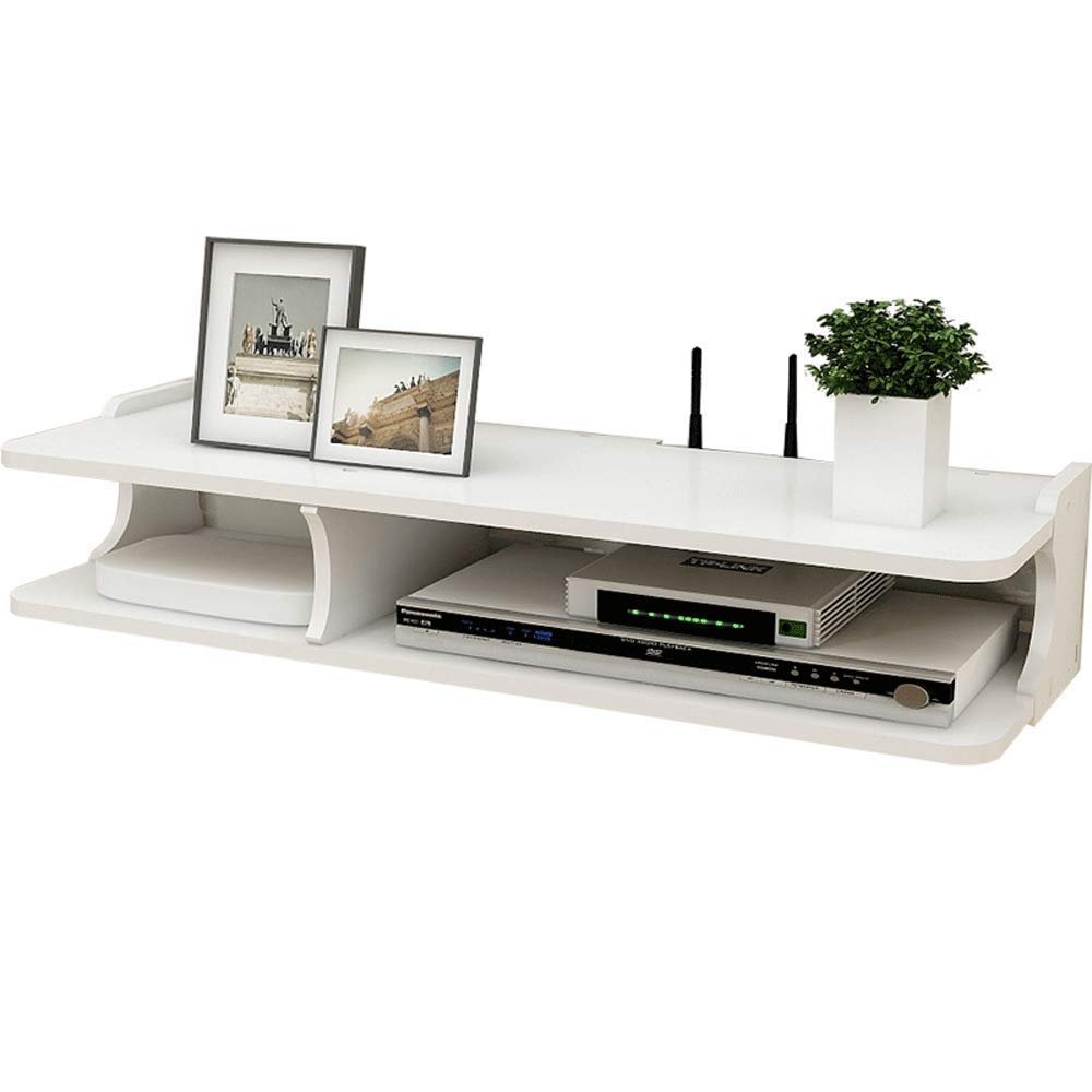 Scaffali Galleggianti Sky Box, Mensola Galleggiante a Muro Supporto Per Mobile Tv Router Wi-Fi Console Unità Di Stoccaggio Scaffale Per Organizer, Soggiorno a Parete Parete Divisoria Per Camera Da Let