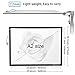 Voilamart A2 LED Tracing Board Light Box Light Pad Illumination Light Panel, Dimmable Brightness w/Paper Clip 2 Cables, for Art Craft Drawing Stencil Sketching