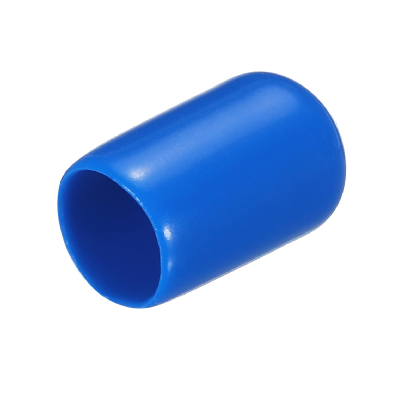 uxcell 20pcs Rubber End Caps 8.5mm ID Vinyl PVC Round Tube Bolt Cap Cover Screw Thread Protectors Blue