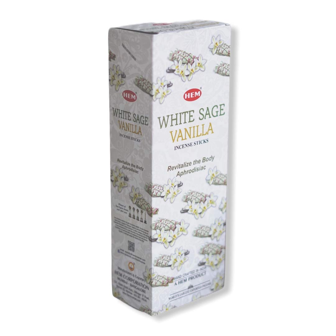 HEMWhite Sage Vanilla Incense Sticks