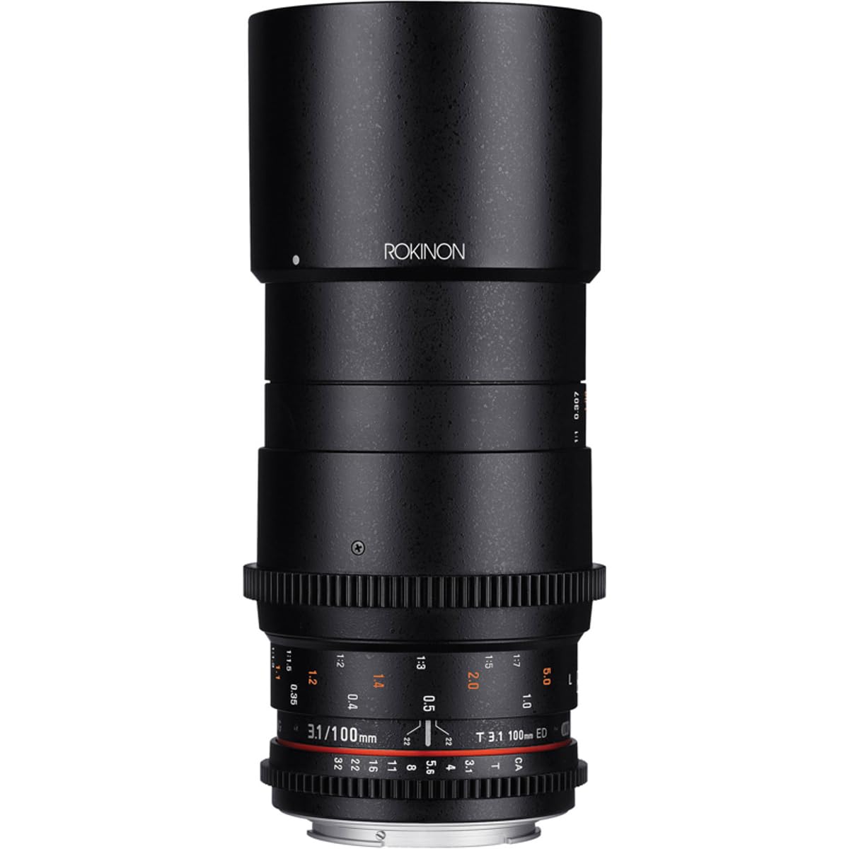 Rokinon Cine DS 100 mm T3.1 ED UMC lente teleobjetiva de quadro completo para câmeras Olympus, Panasonic e BlackMagic Micro Four Thirds