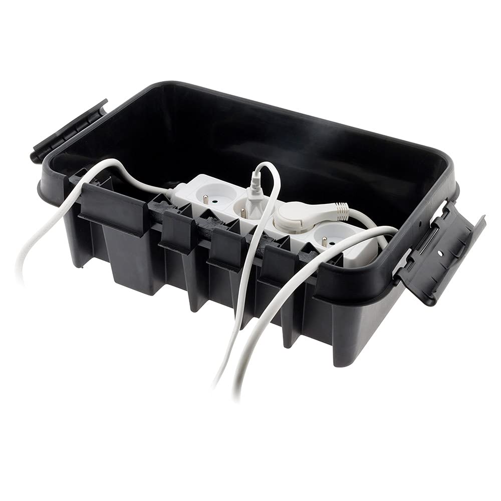 Boîtier de raccordement étanche IP55 - Noir - Zenitech