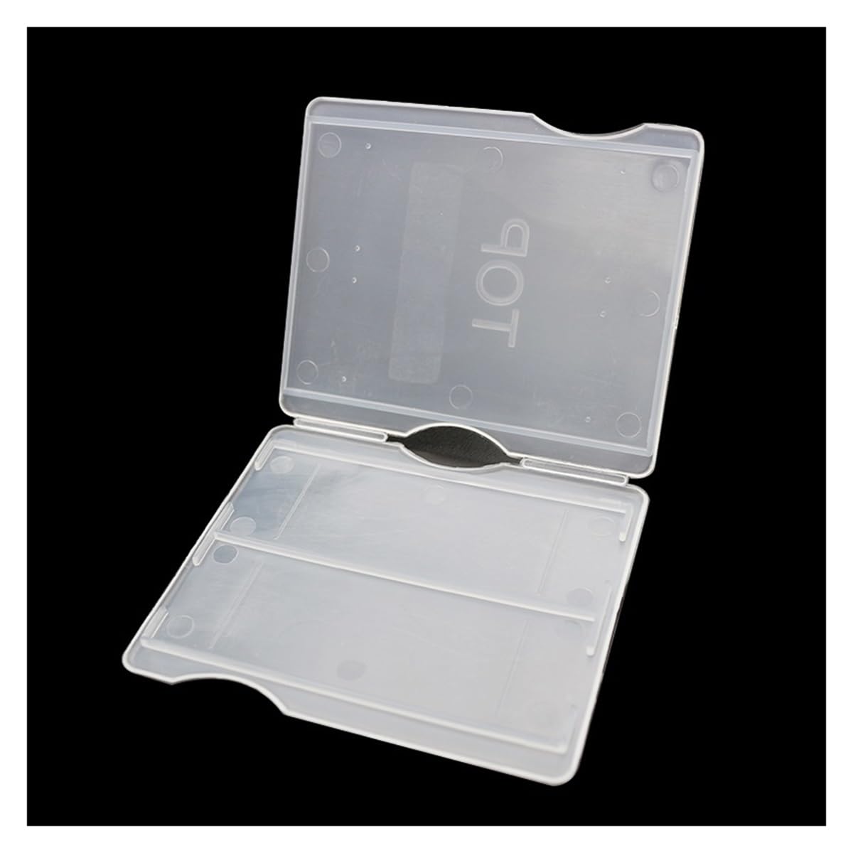 Microscopio Caja de portaobjetos de microscopio de 50 Piezas con Capacidad for 1, 2, 3 o 5 Piezas, Caja de plástico for portaobjetos(For 2 Pieces Slides)