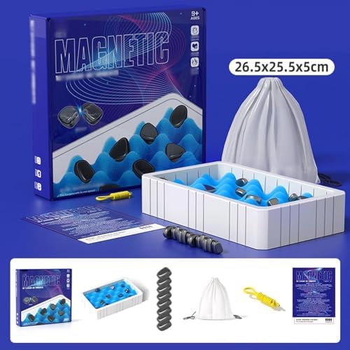 Magnetic Chess Game - Magnet Game, 2023 New Magnetic Board Game, Strategy Game for Kids & Adults, Family Party Games 7 51jGZNumMEL. AC