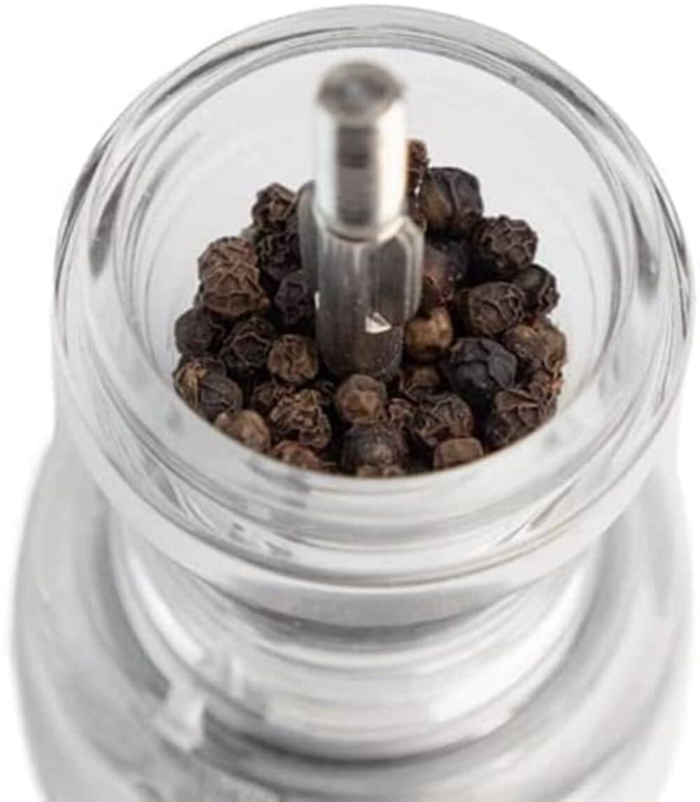 PEUGEOT, Bistro 10 cm Pepper Mill, Classic Grind System, Acrylic, Lifetime Guaranteed Mechanism, Made in France - Image 3