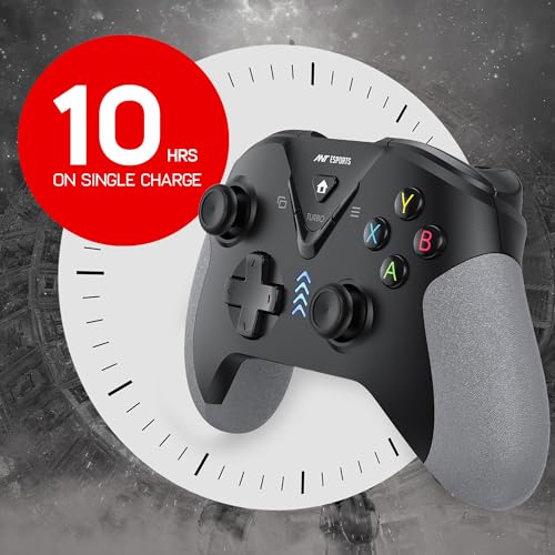 Ant Esports GP365 Pro Wireless Controller with Hall Effect Magnetic Triggers for PC/PS3/Android, 2.4G Connectivity (Black/Grey) - Image 5