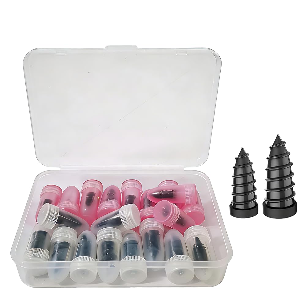 Kit di riparazione pneumatici in gomma, kit di riparazione pneumatici a spirale in 2 misure, strumento di riparazione per pneumatici piatti, per moto, auto, camion, foratura rapida di emergenza
