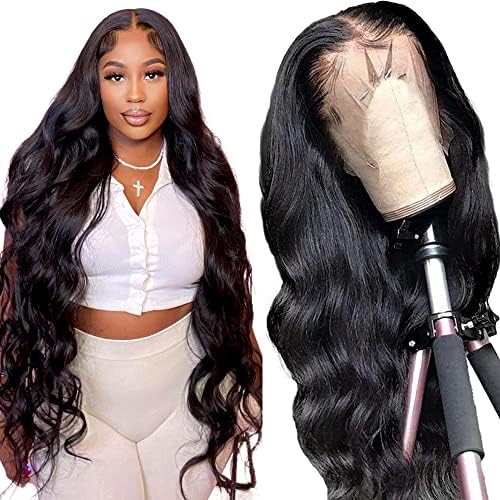 Holiden 13x4 Lace Front Wigs Human Hair 24 Inch Body Wave Lace Front Wigs Human Hair Pre Plucked with Baby Hair Glueless HD Lace Frontal Wig 180% Density Human Hair Wigs for Black Women