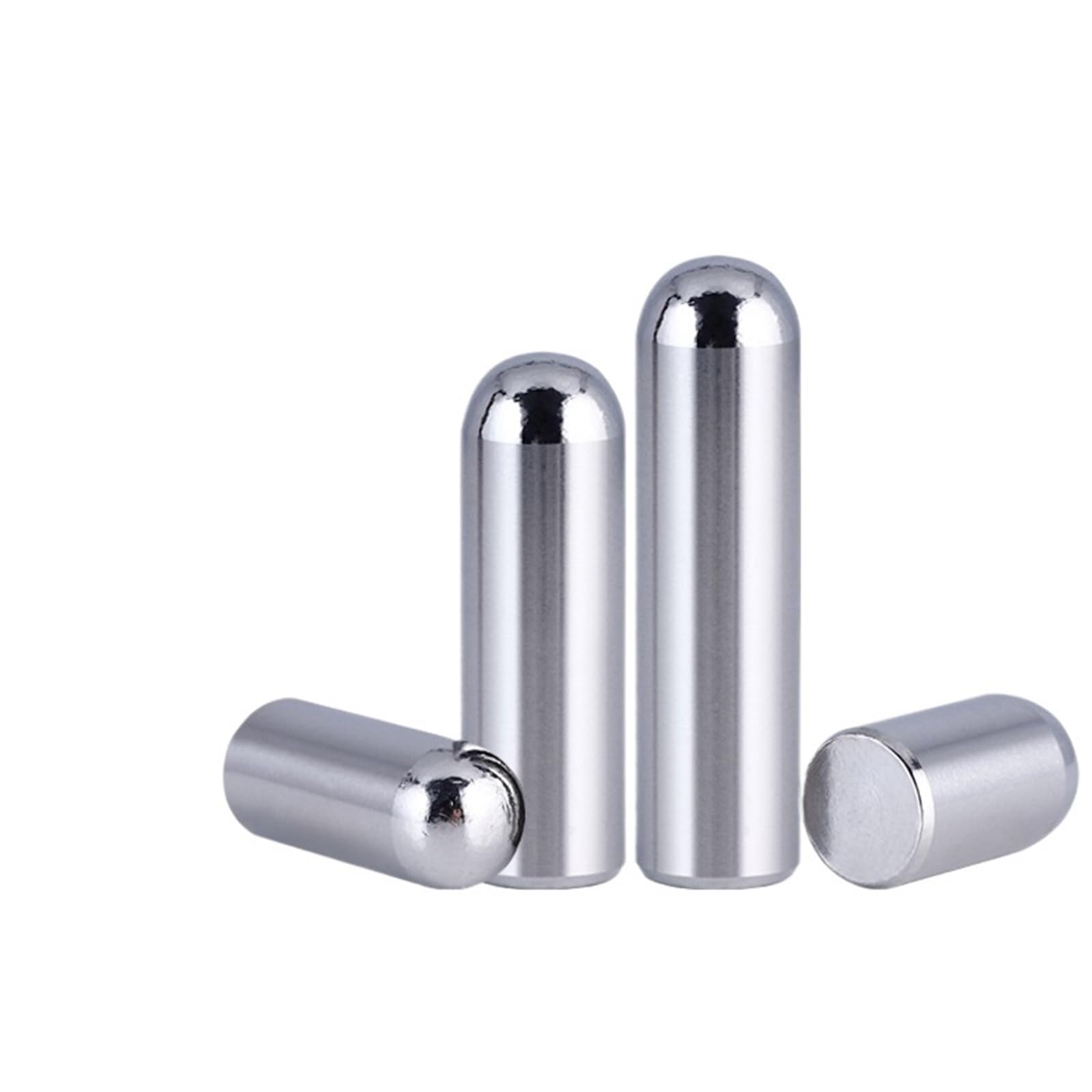 Dowel pin, Cylindrical Dowel Pins 304 Stainless Steel Round Head Flat Chamfered Multiple Sizes(M10x70MM)