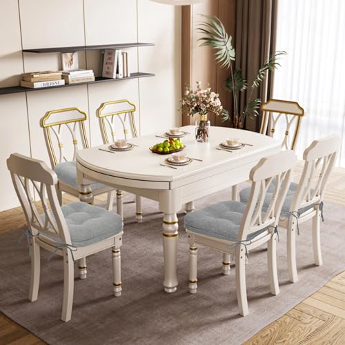 TANYOO Chair Pads for Dining Chairs 2 Pack, Tufted Memory Foam Kitchen Seat Cushions, Non-Slip Dining Chair Cushions with Ties, 42x41x7cm, (2, Grey) - Cosy Home Interiors TANYOO Chair Pads for Dining Chairs 2 Pack, Tufted Memory Foam Kitchen Seat Cushions, Non-Slip Dining Chair Cushions with Ties, 42x41x7cm, (2, Grey) - Image 8