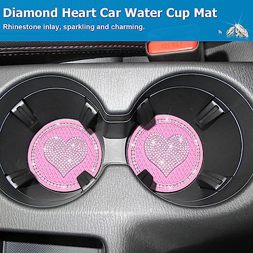 Portavasos para carro con diseño brillante y forma redonda miniatura 5