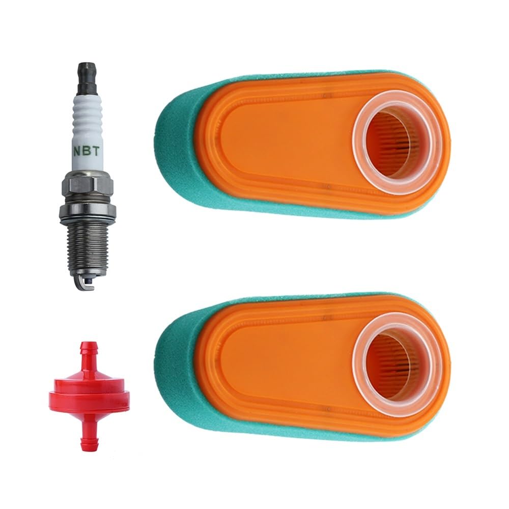 Kit de Filtro de Aire 795066, Paquete de 2, Repuesto Apto for Limpiador de Aire OEM BS 5419796254 con cortacésped prefiltro 796254, Paquete de 2