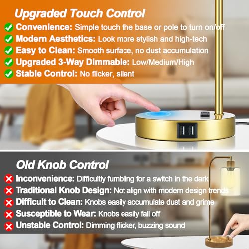 Consejos y reviews para comprar Lampara de mesa dorada los más recomendados. 15 Imagen adicional