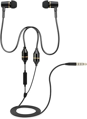 doco oler Ecouteurs Intra-Auriculaires Anti rayonnement Air Tube st r o Musique Casque 3 5 nbsp mm Casque Radiation sans Bruit Line Control avec Microphone Noir pour Smartphone Bureau Tablette doco oler Ecouteurs Intra-Auriculaires Anti rayonnement Air Tube st r o Musique Casque 3 5 nbsp mm Casque Radiation sans Bruit Line Control avec Microphone Noir pour Smartphone Bureau Tablette