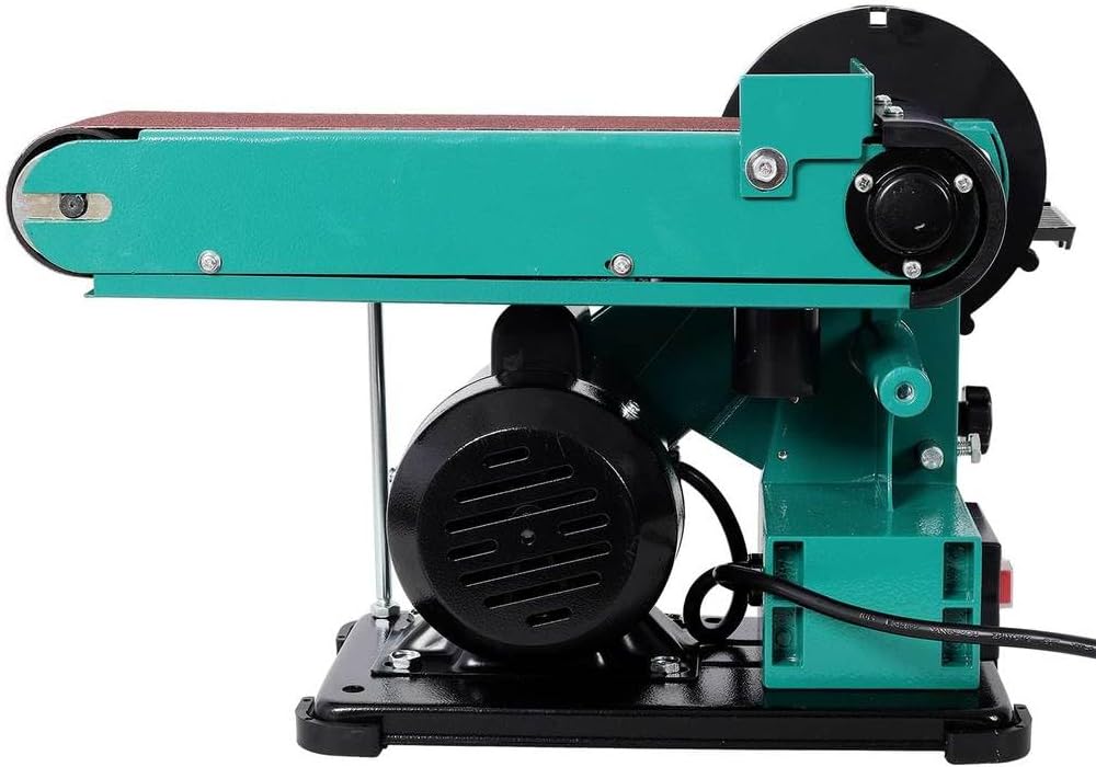 4" x 36" Belt & 6" Disc Benchtop Sander – Heavy Duty Combination Sanding Machine with Cast Iron Base, High Torque Motor for Wood, Plastic, and Metal