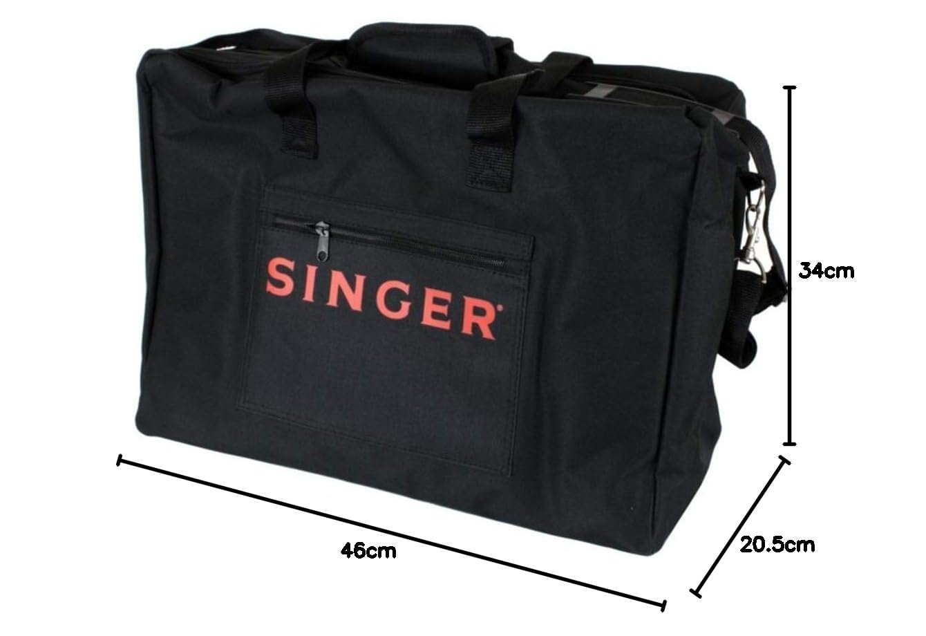 Singer Sac de Rangement pour Machine à Coudre (Noir)