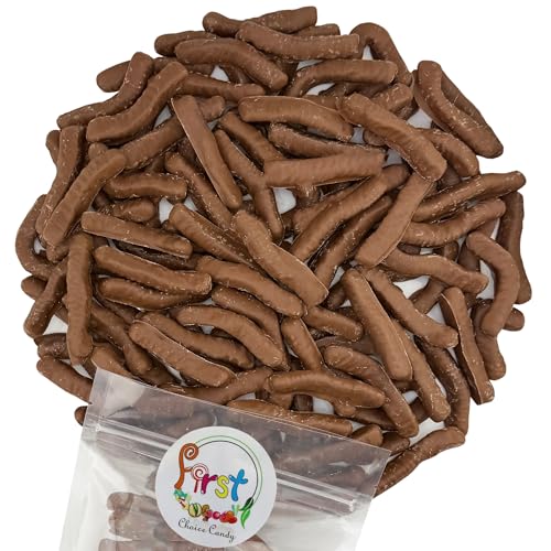 FirstChoiceCandy Chocolate Covered Gummy Worms (1 Pound (Pack of 1), Milk Chocolate)